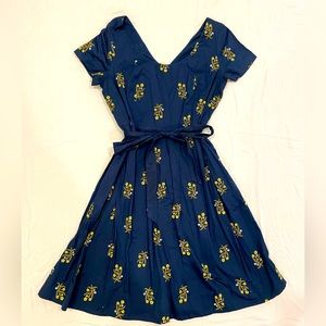 Women’s blue dress